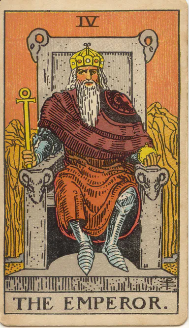 The Emperor — 1909 Rider–Waite–Smith Tarot card