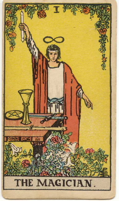 The Magician — 1909 Rider–Waite–Smith Tarot card